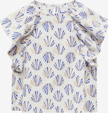 MANGO KIDS Blouse 'BEGUR' in Blauw: voorkant