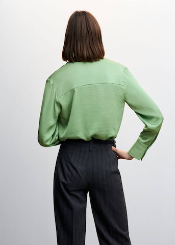 MANGO Blouse 'Ideale' in Groen