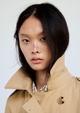 MANGO Tussenmantel 'POLANA' in Beige