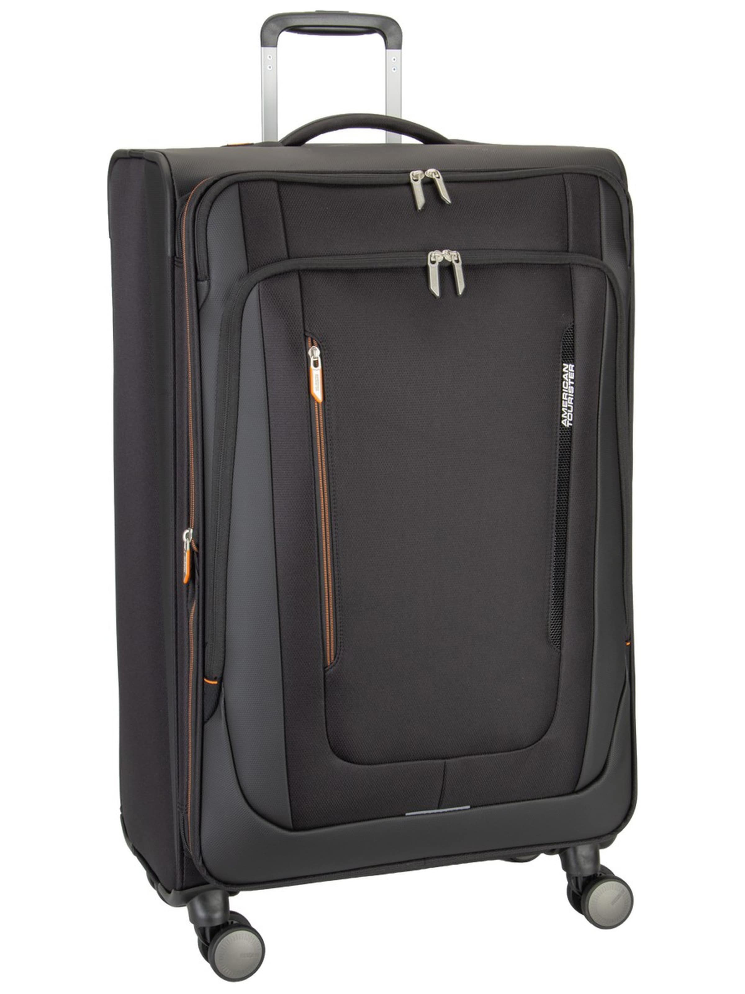 American Tourister Trolley in Schwarz: Vorderseite