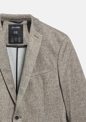s.Oliver Regular Fit Sakko 'Jogg' in Braun