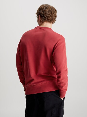 Calvin Klein Jeans Sweatshirt in Red
