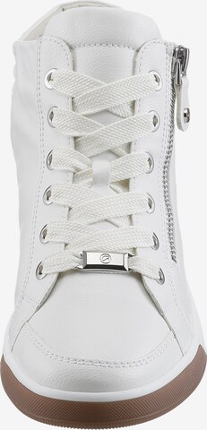 ARA Lace-Up Ankle Boots in White