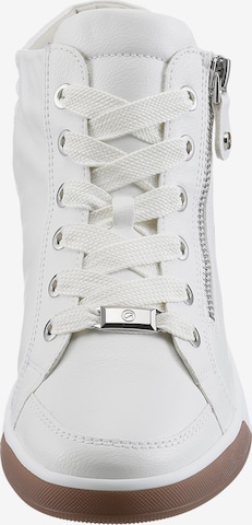 ARA Lace-Up Ankle Boots in White