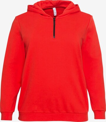 SHEEGO Sweatshirt in Rot: predná strana