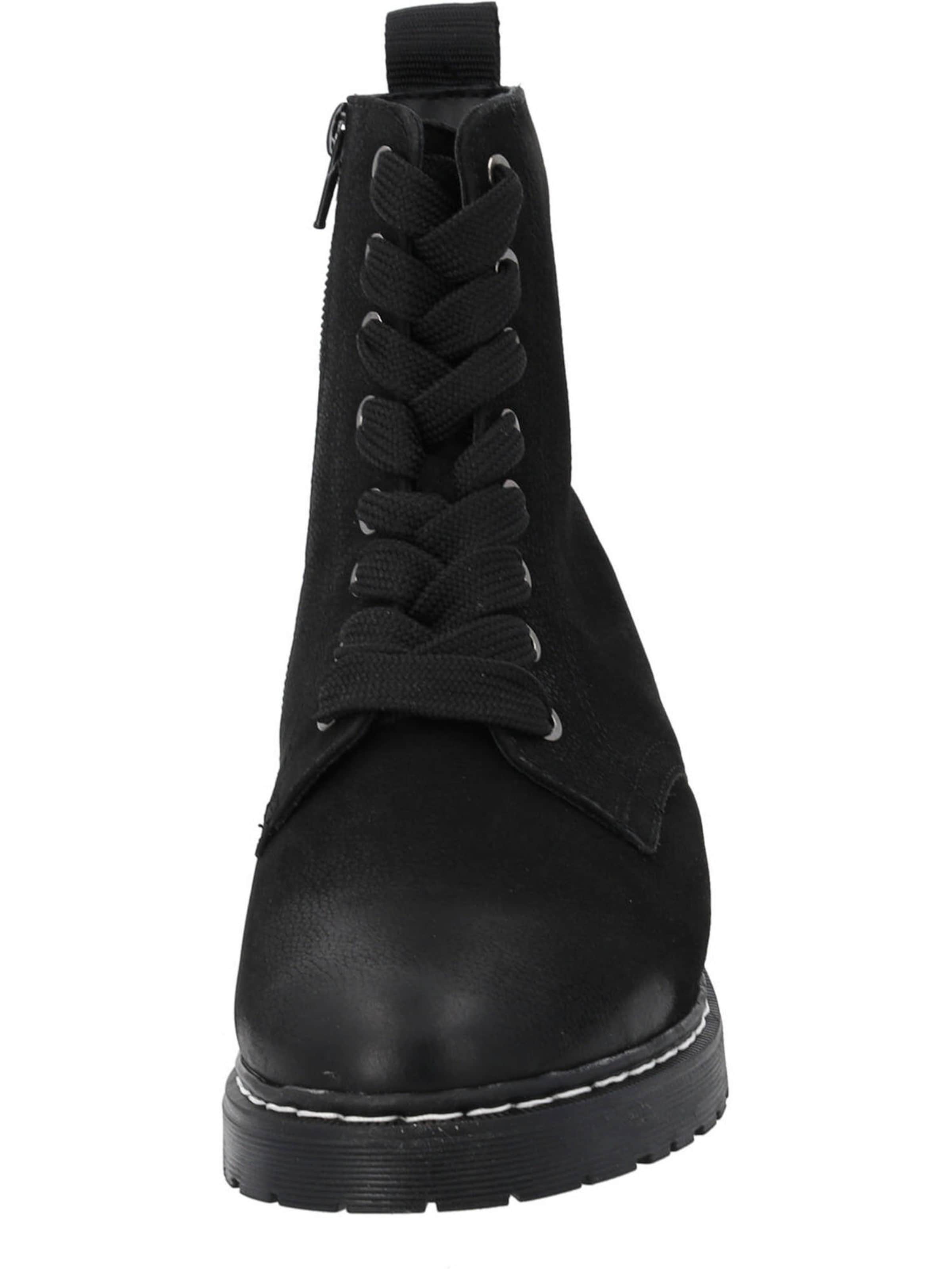 Palado Fűzős rövid szárú csizmák 'Rokichi' - fekete