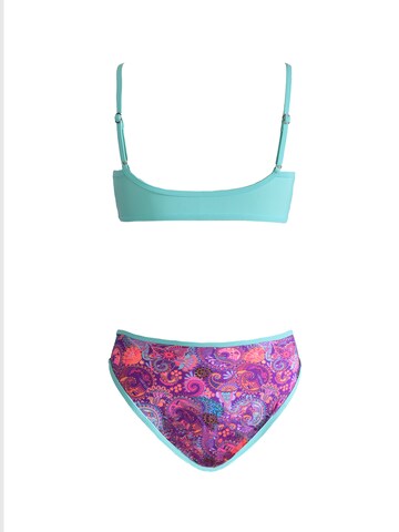 Cupshe Bustier Bikini 'CAA12C3J041WP'‌‌‌‌‌‌ in Lila