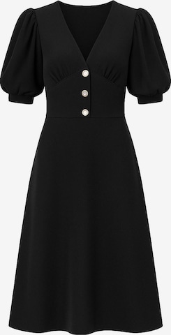 WOMAN VISION Shirt Dress in Black: front