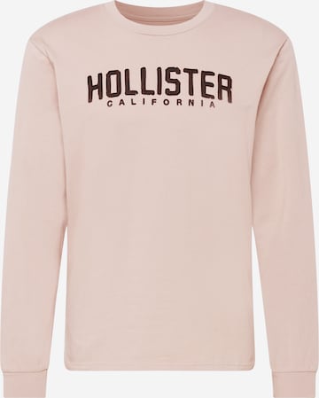 HOLLISTER Тениска в бежово: отпред