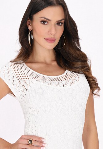 faina Knit dress 'Fashion Look' in White
