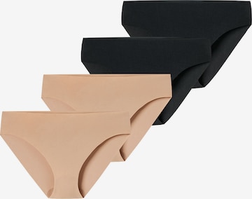 Slip ' Invisible Light ' SCHIESSER en beige : devant