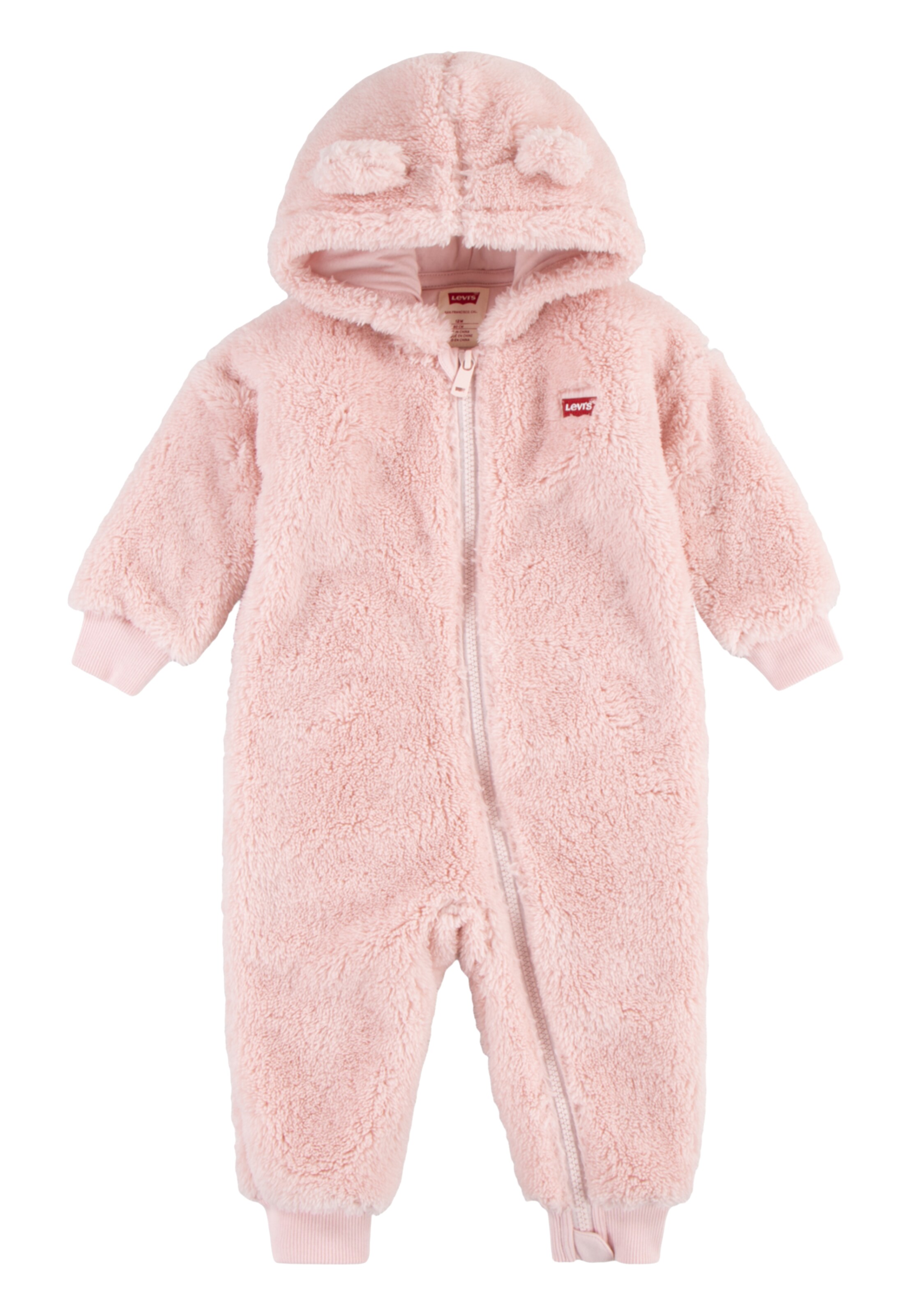 Levi's Kids Комбинезон в Ярко-розовый: спереди