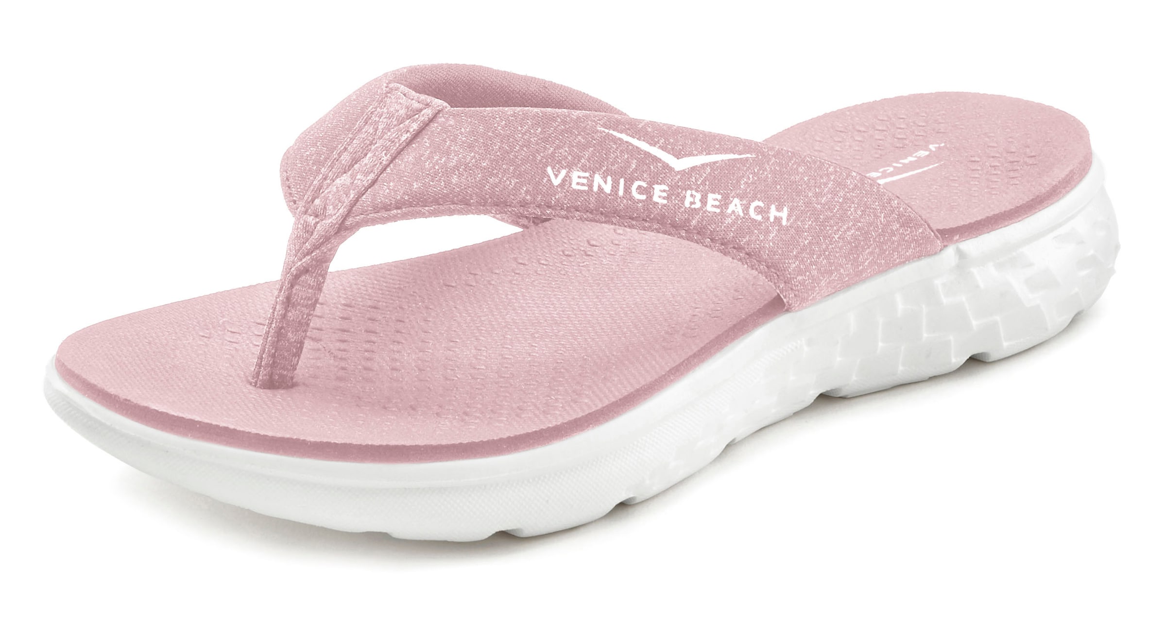 VENICE BEACH - Sandalias de dedo en rosa: frente
