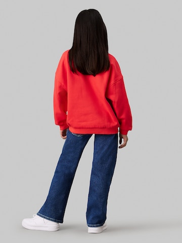 Calvin Klein Jeans Sweatshirt in Red