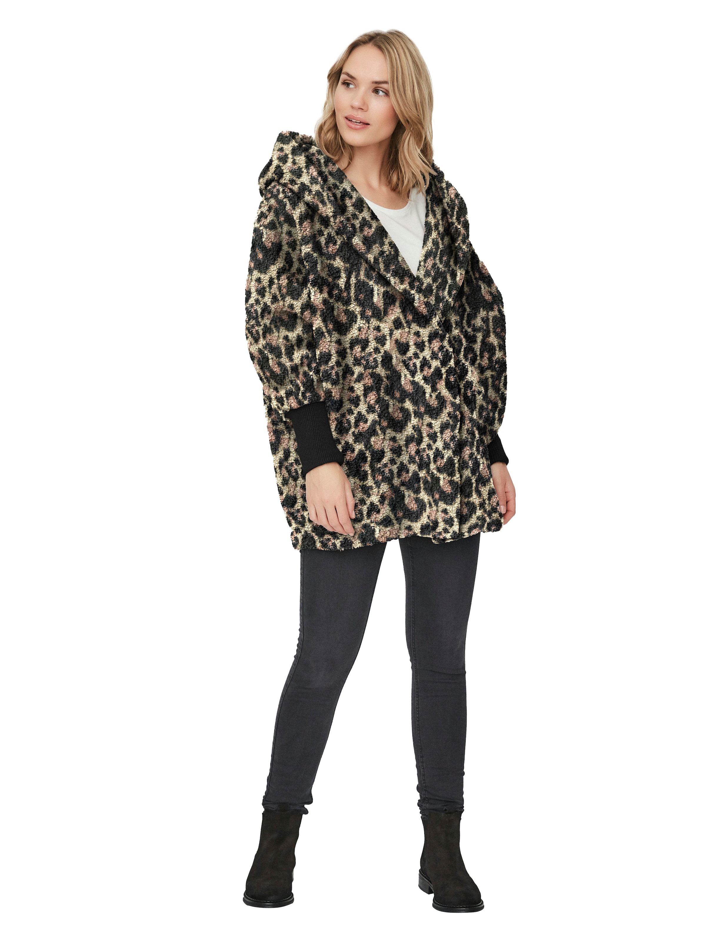 Noisy may Демисезонное пальто 'NMCUDDLE' в Бежевый