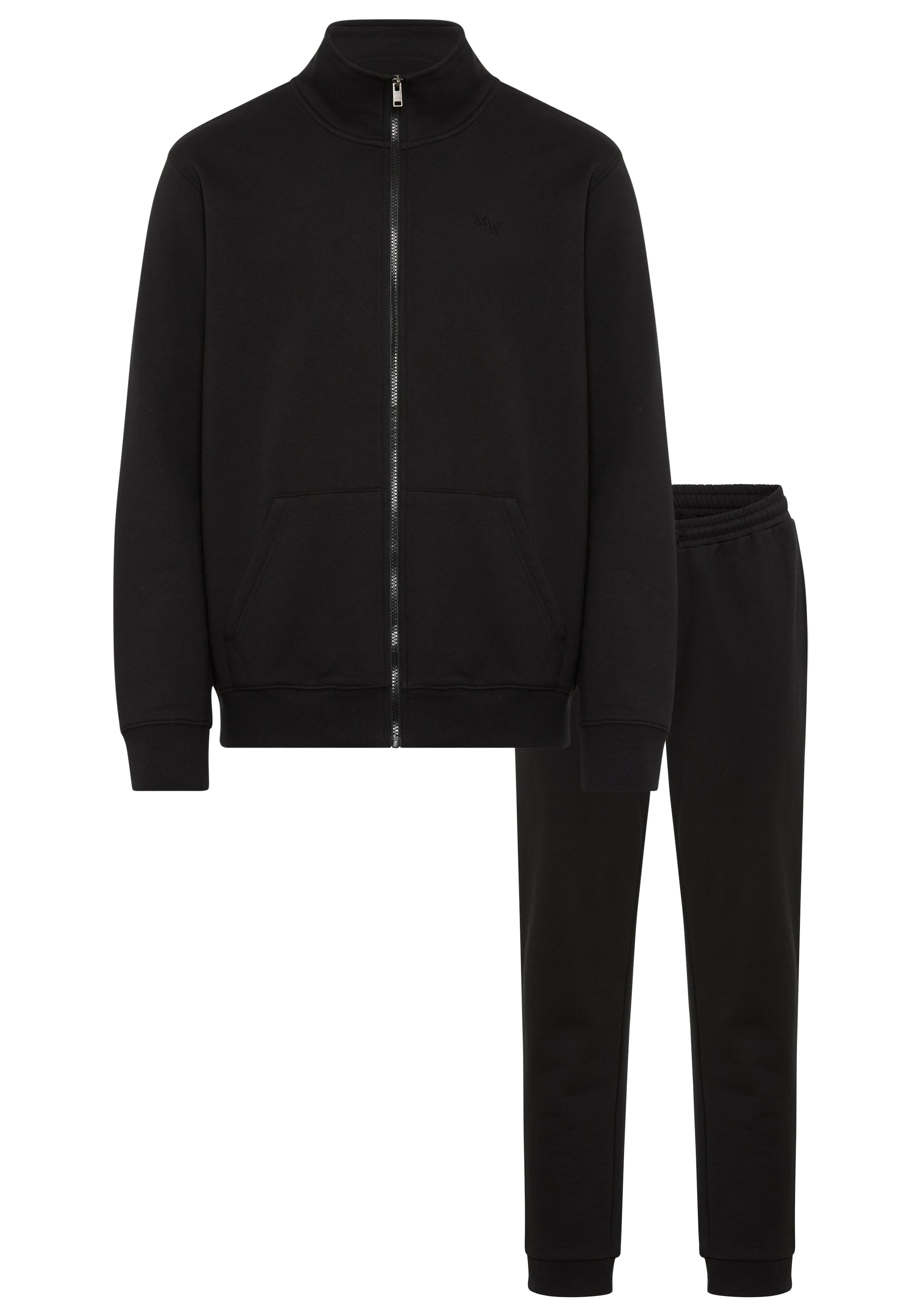 Man's World Sweatsuit in Black: front