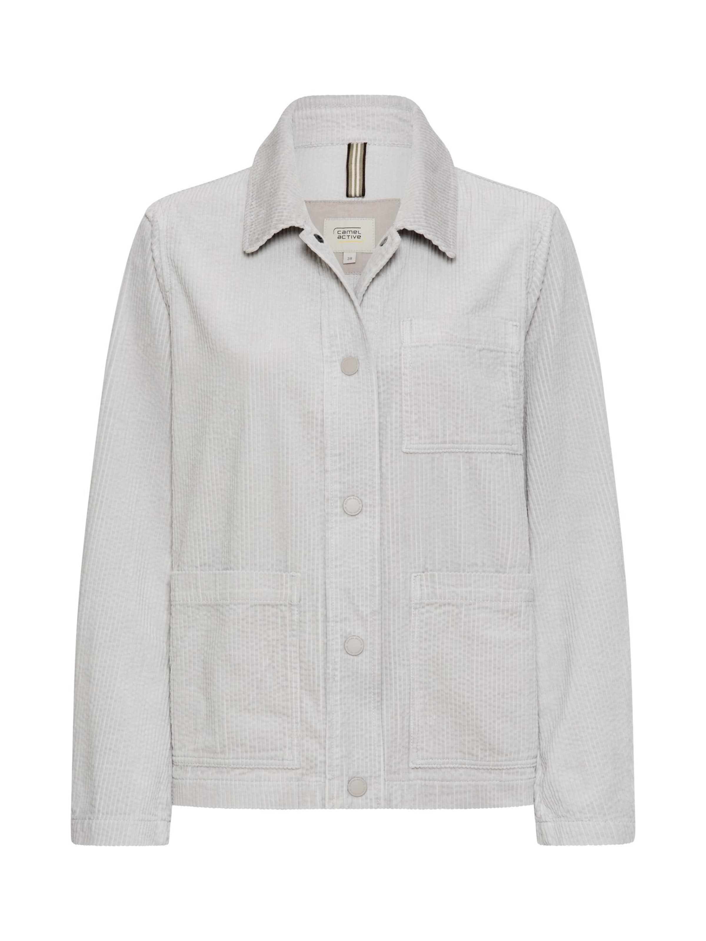 CAMEL ACTIVE Blazer mit Workwear-Details in Grau: Vorderseite