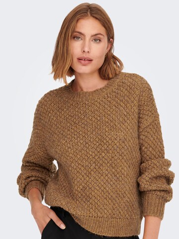 Pull-over 'Mella' ONLY en marron