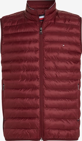 Gilet TOMMY HILFIGER en rouge : devant