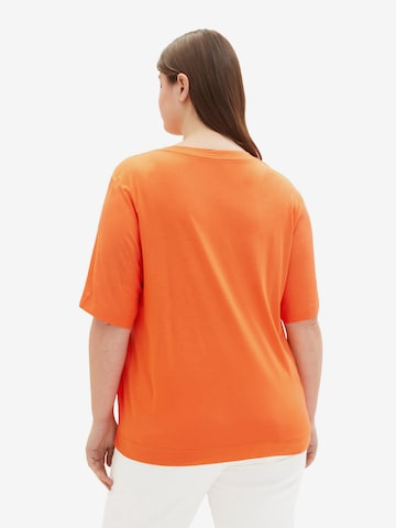 Tom Tailor Women + Shirt in Orange