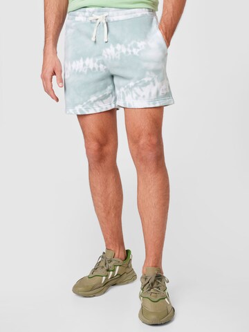 HOLLISTER Regular Broek in Groen: voorkant