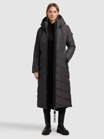 khujo Winter Coat 'Stama' in Grey