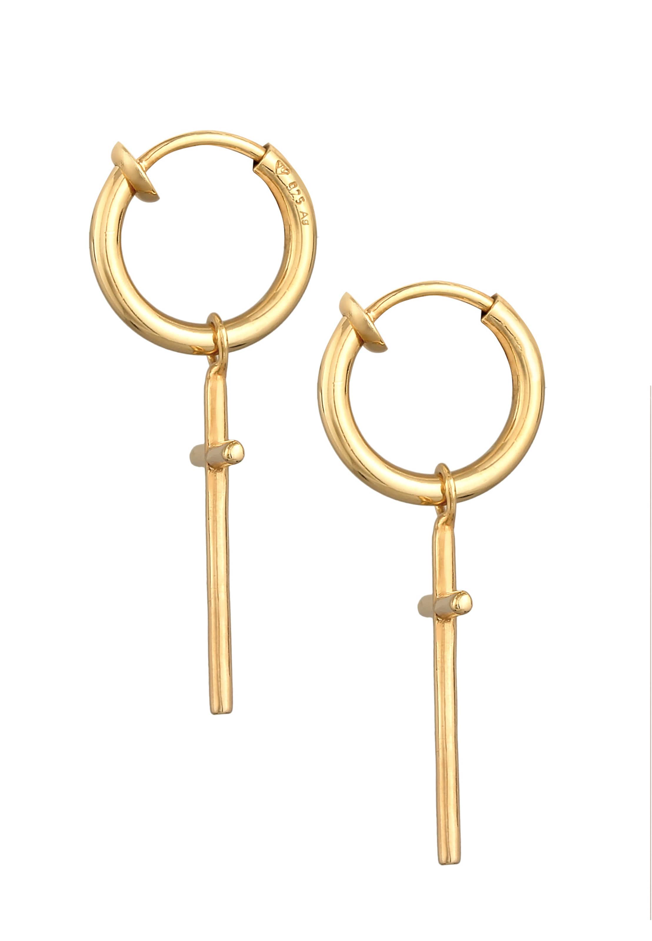 ELLI Earrings 'Kreuz' in Gold