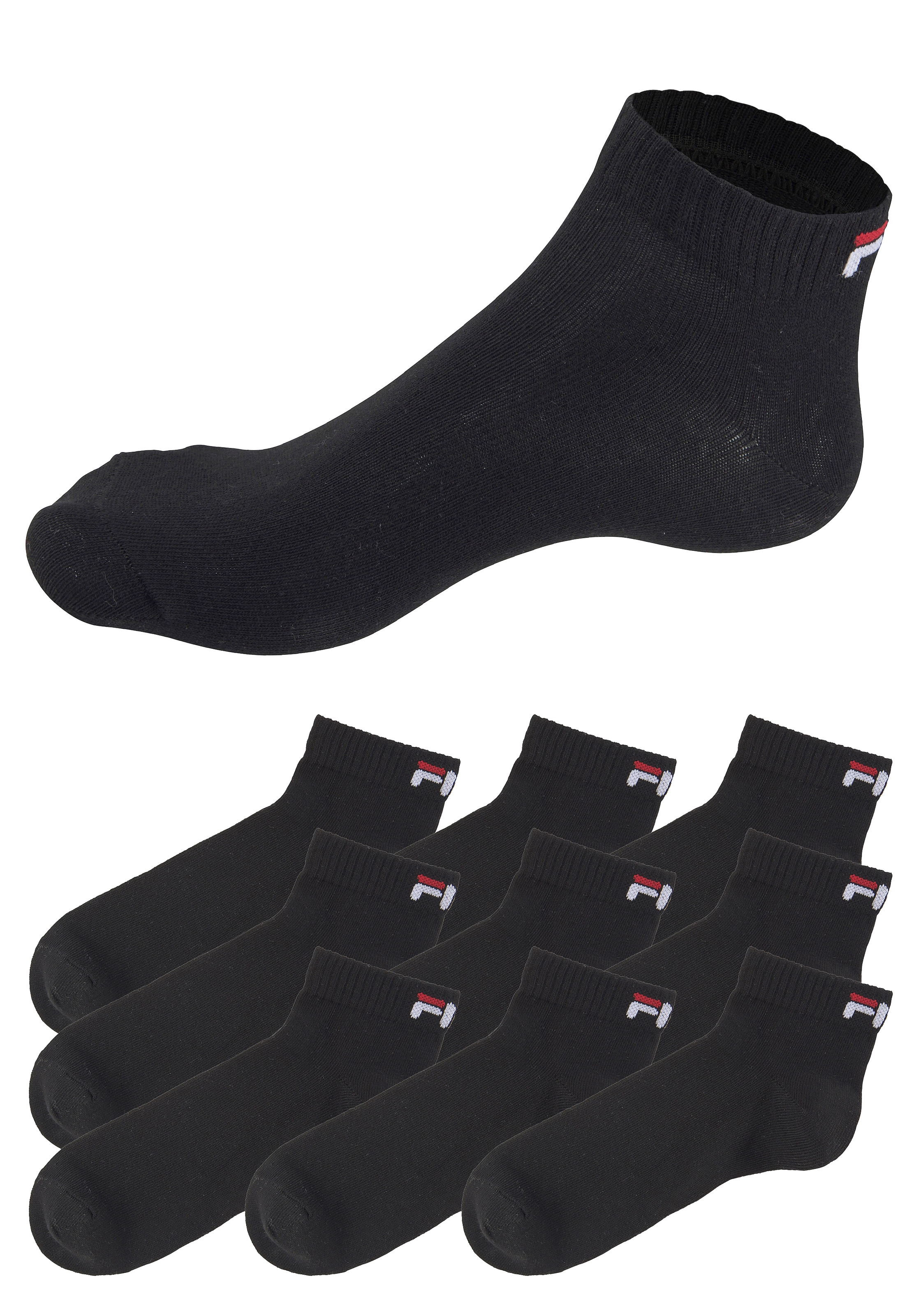 FILA Sports socks in Black: front