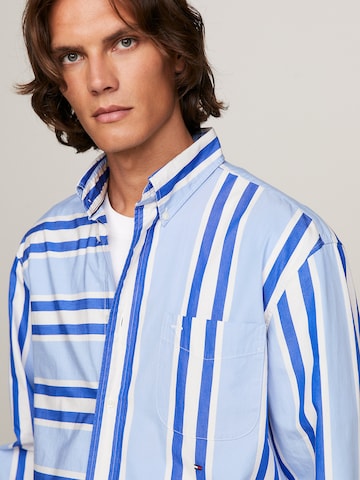 TOMMY HILFIGER Regular fit Overhemd in Blauw