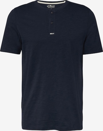 T-Shirt s.Oliver en bleu : devant