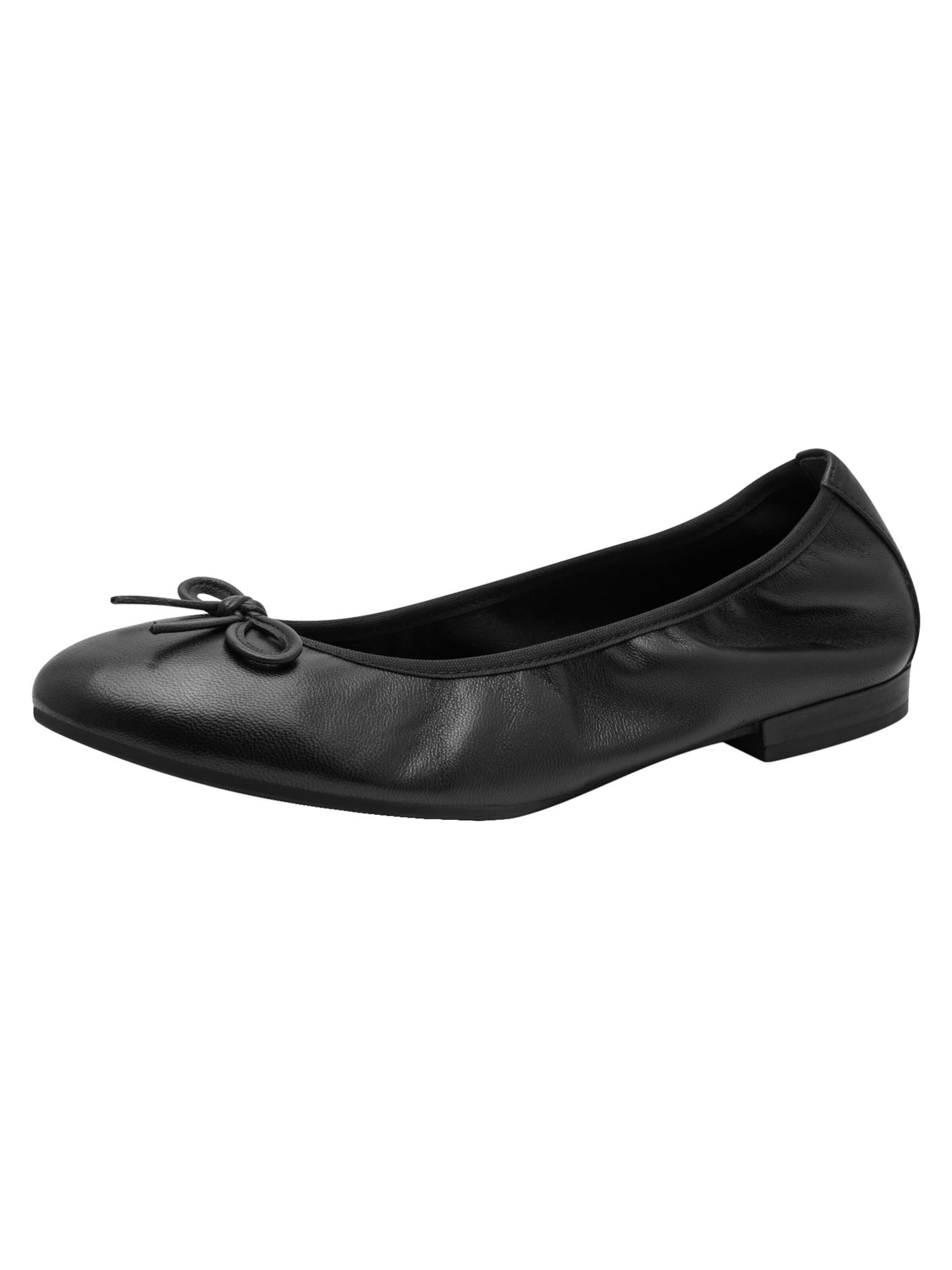 Tamaris Ballerina 'Basic' in Zwart