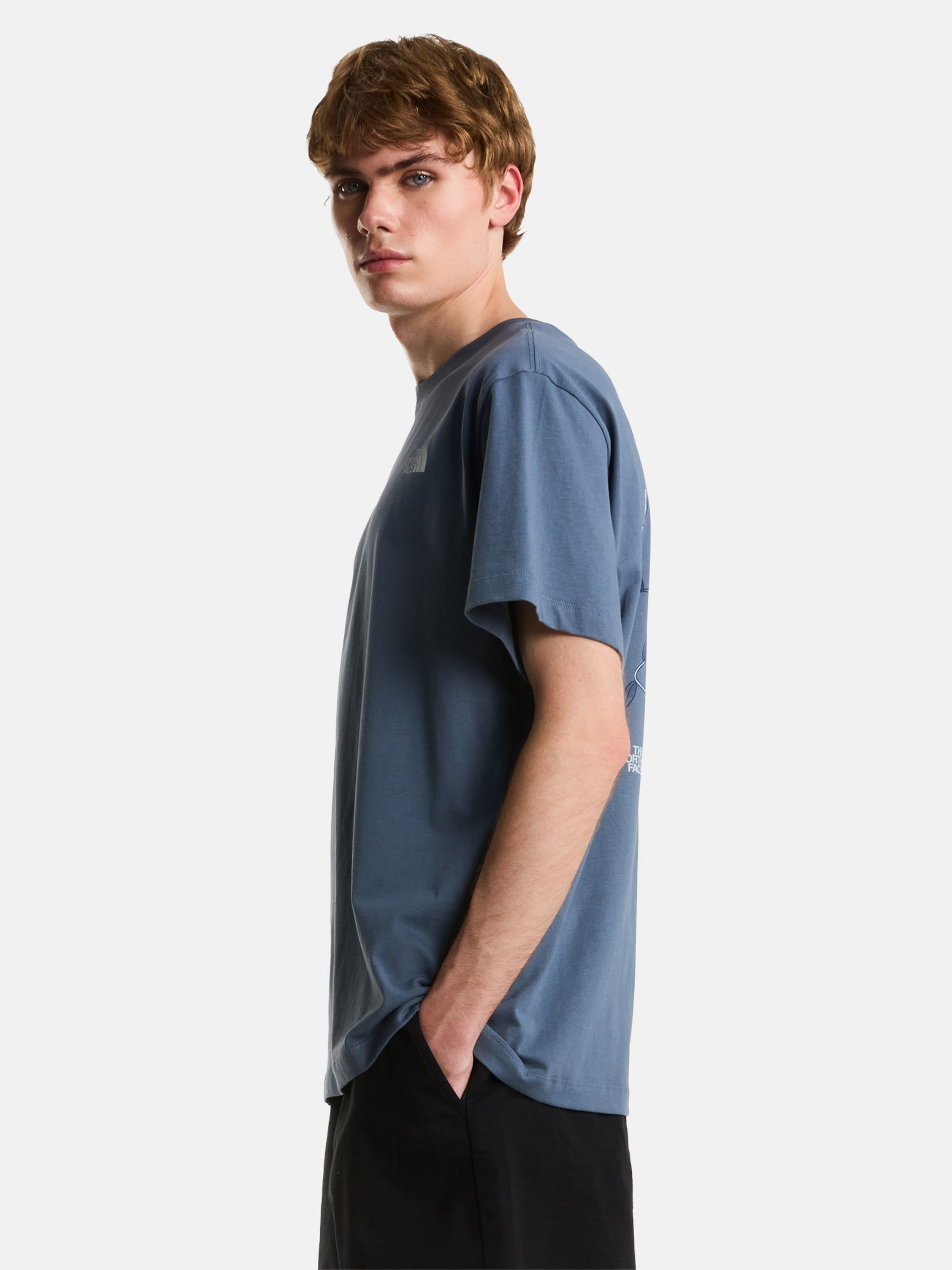 THE NORTH FACE Mezek 'M RETRO EARTH RELAXED SHORT SLEEVE TEE-G' - szürke