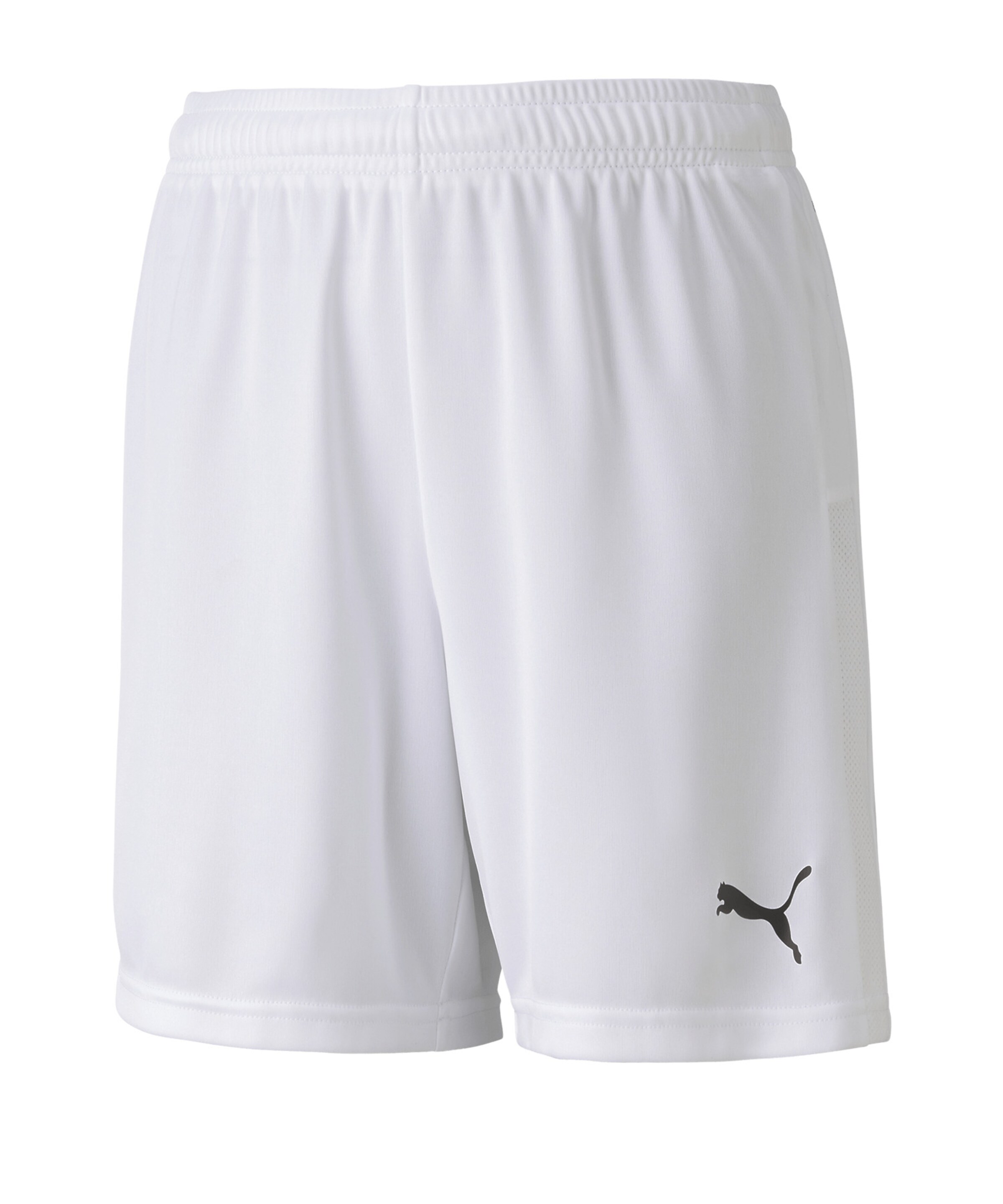 PUMA Regular Workout Pants 'TeamGOAL 23' in White: front