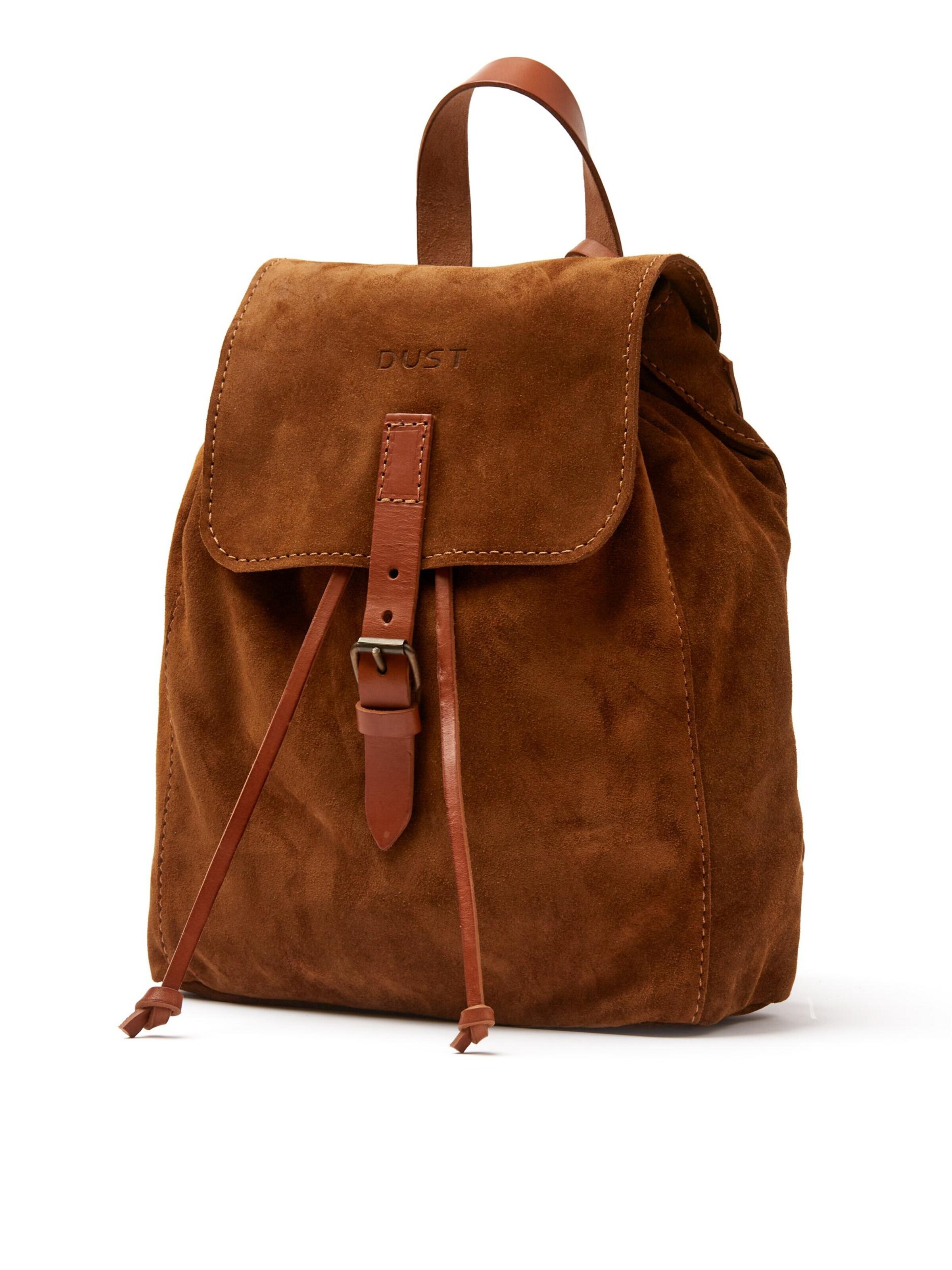 Sac à dos 'Leather Backpack in Suede Brown Venice Collection' THE DUST COMPANY en marron