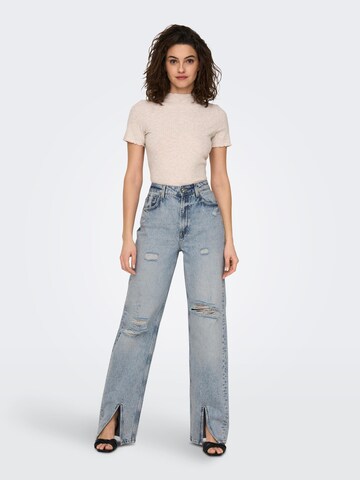 ONLY Wide leg Jeans 'ASTRID' in Blauw