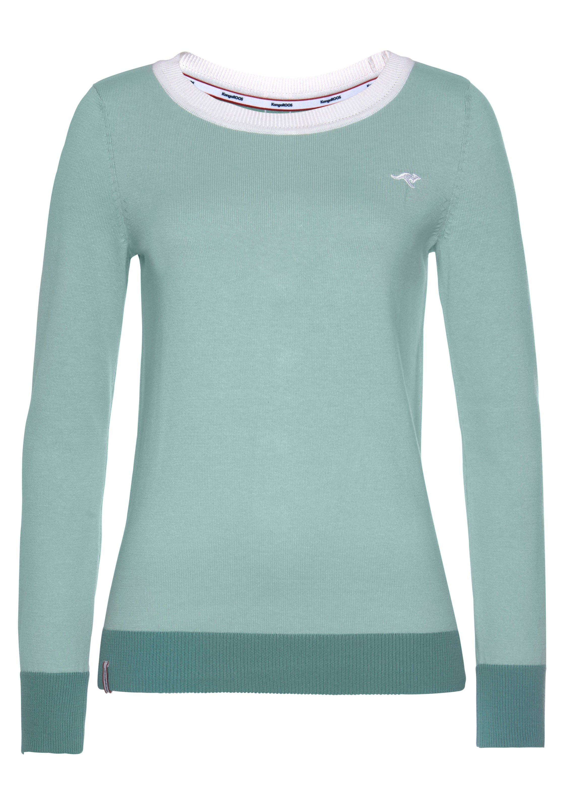 KangaROOS Pullover in Grün: Vorderseite