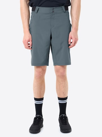 VAUDE Regular Outdoor Pants 'Loamer' in Grey: front
