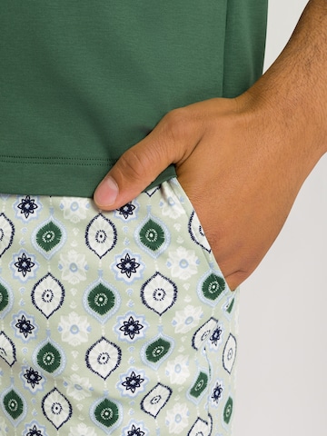 Hanro Short Pajamas ' Night & Day ' in Green