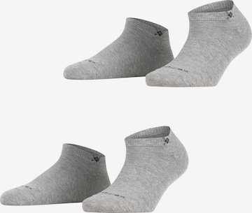 BURLINGTON Ankle Socks 'Everyday 2-Pack' in Grey: front