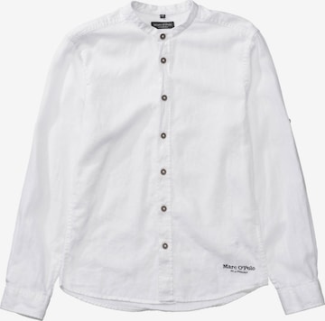 Regular fit Camicia di Marc O'Polo Junior in bianco: frontale