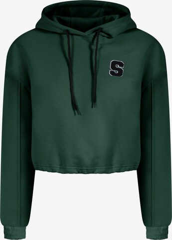 Smilodox Sweatshirt 'Rylanda' in Groen: voorkant