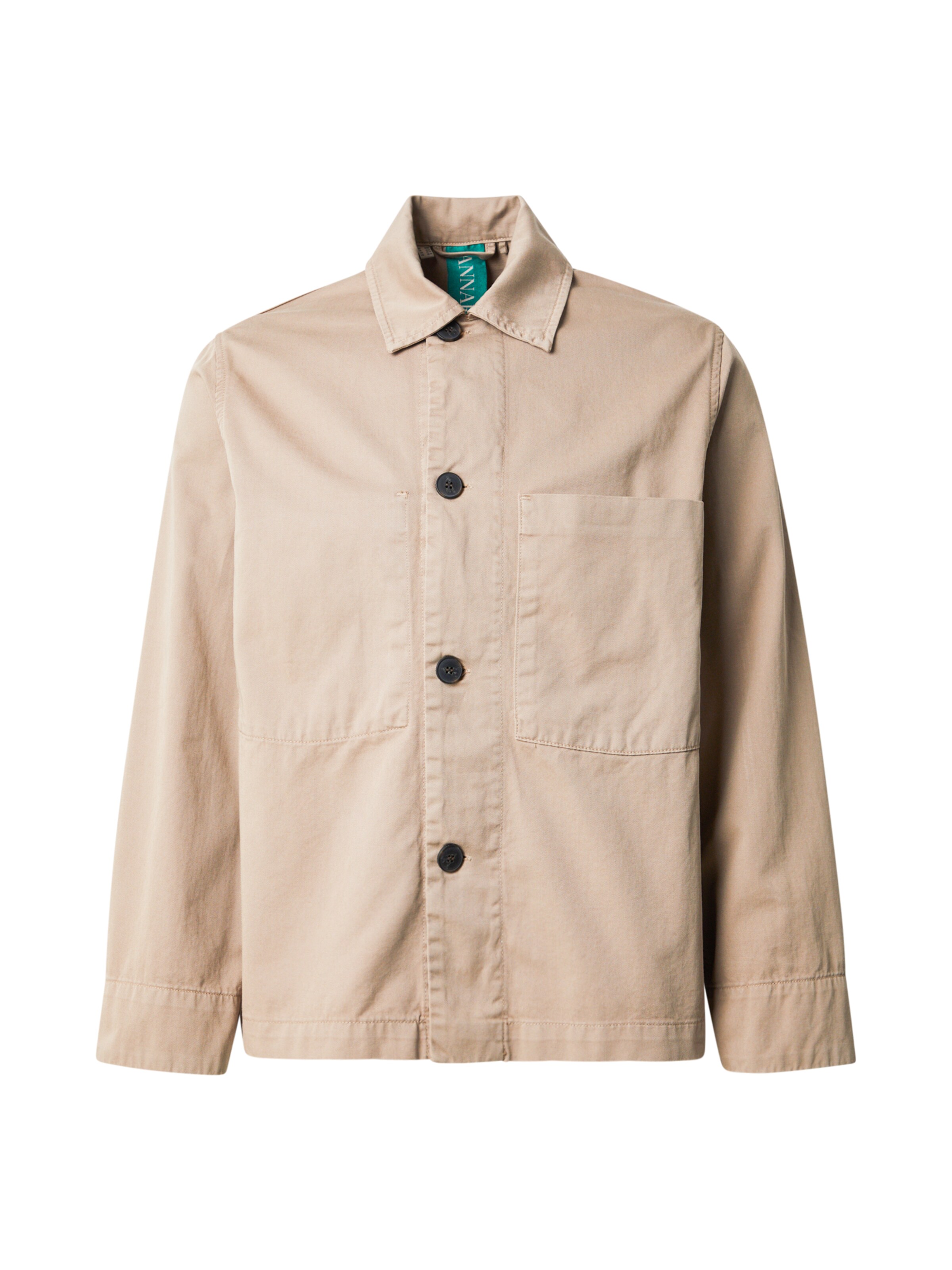 ANNARR Regular Fit Skjorte 'Harki' i beige: forside