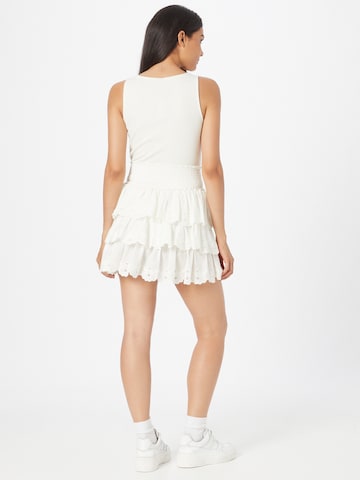 Colourful Rebel Skirt 'Nuna' in White