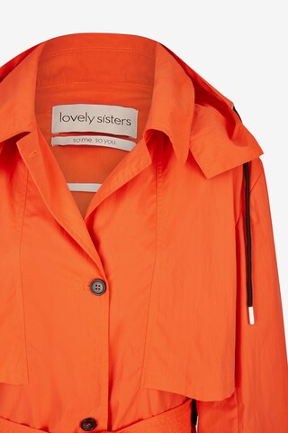 Lovely Sisters Between-Seasons Coat 'Celine' in Orange