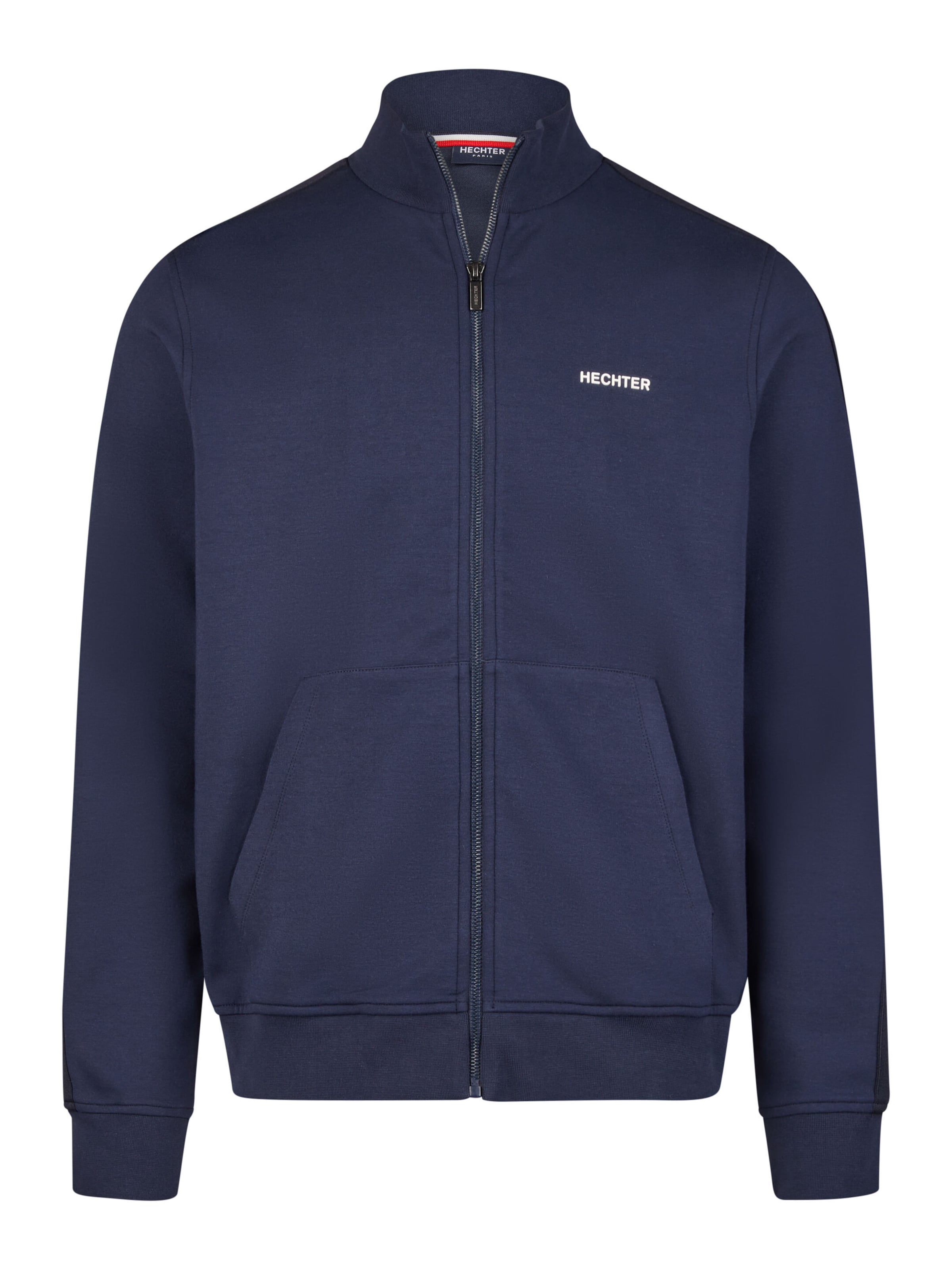 HECHTER PARIS Sweatvest in Blauw: voorkant