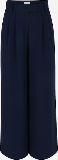 Pantaloni con pieghe Wallis Petite di colore navy, Visualizzazione prodotti