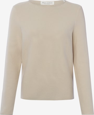 Pull-over Marc O'Polo en beige : devant