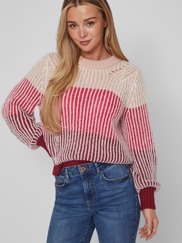 VILA Sweter 'Alina' w kolorze czerwony
