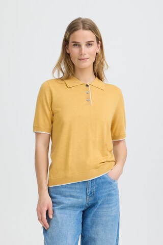 Pull-over 'PZSara' Pulz en jaune : devant