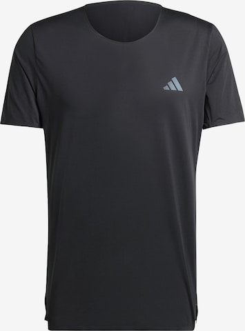 ADIDAS PERFORMANCE Functioneel shirt 'ADIZERO' in Zwart: voorkant